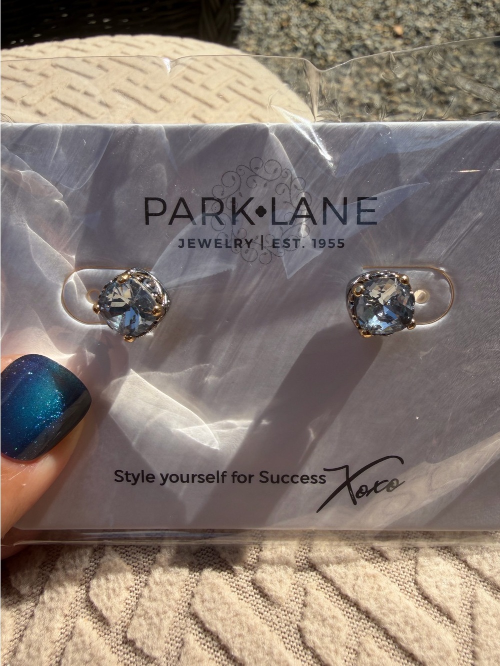 Blue Mist - Baby Signature Earrings by Park Lane - Picture 5 of 7